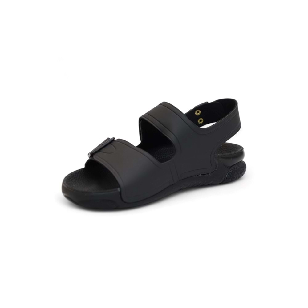 2100-1200-4 Tam Anatomik Unisex Hac ve Umre İçin Dikişsiz Sandalet - NKT02100-siyah-43