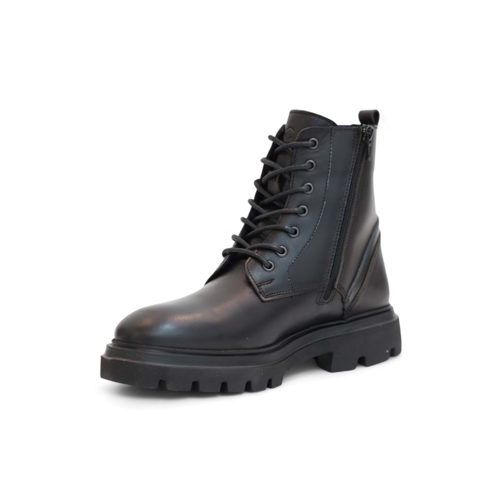 Hammer Jack 2101 Anatomik Tabanlı Ultra Hafif Hakiki Deri Fermuarlı Erkek Spor Bot - NKT02101-siyah-41