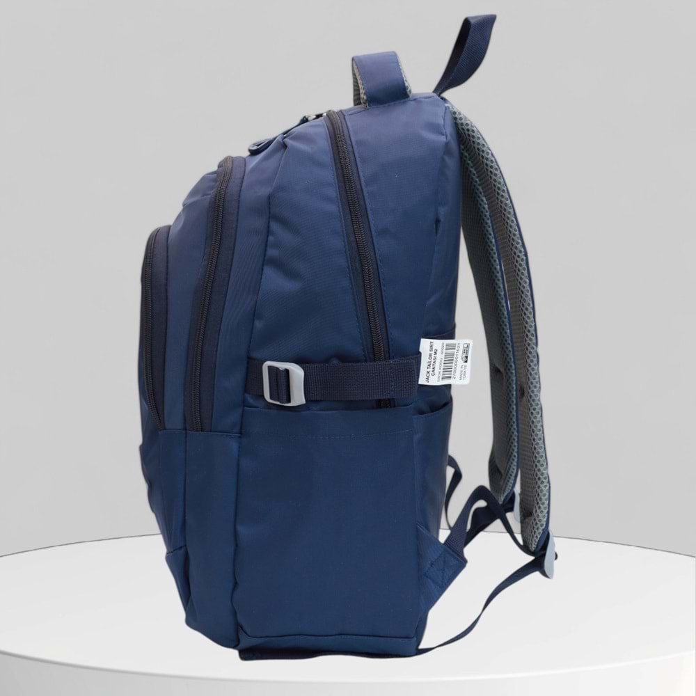 Jack Taılor 2110-60020 Unisex Anatomik Sırt Destekli Günlük ve Okul Sırt Çantası - NKT02110-lacivert-TEKEBAT