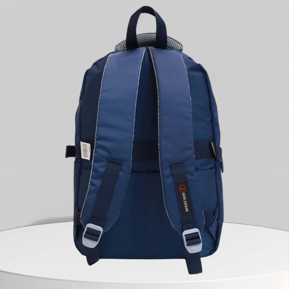 Jack Taılor 2110-60020 Unisex Anatomik Sırt Destekli Günlük ve Okul Sırt Çantası - NKT02110-siyah-TEKEBAT
