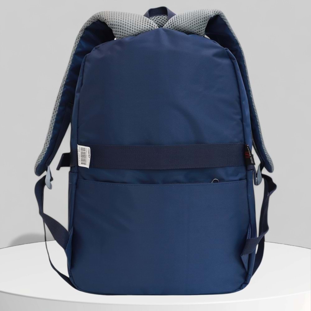 Jack Taılor 2110-60020 Unisex Anatomik Sırt Destekli Günlük ve Okul Sırt Çantası - NKT02110-siyah-TEKEBAT