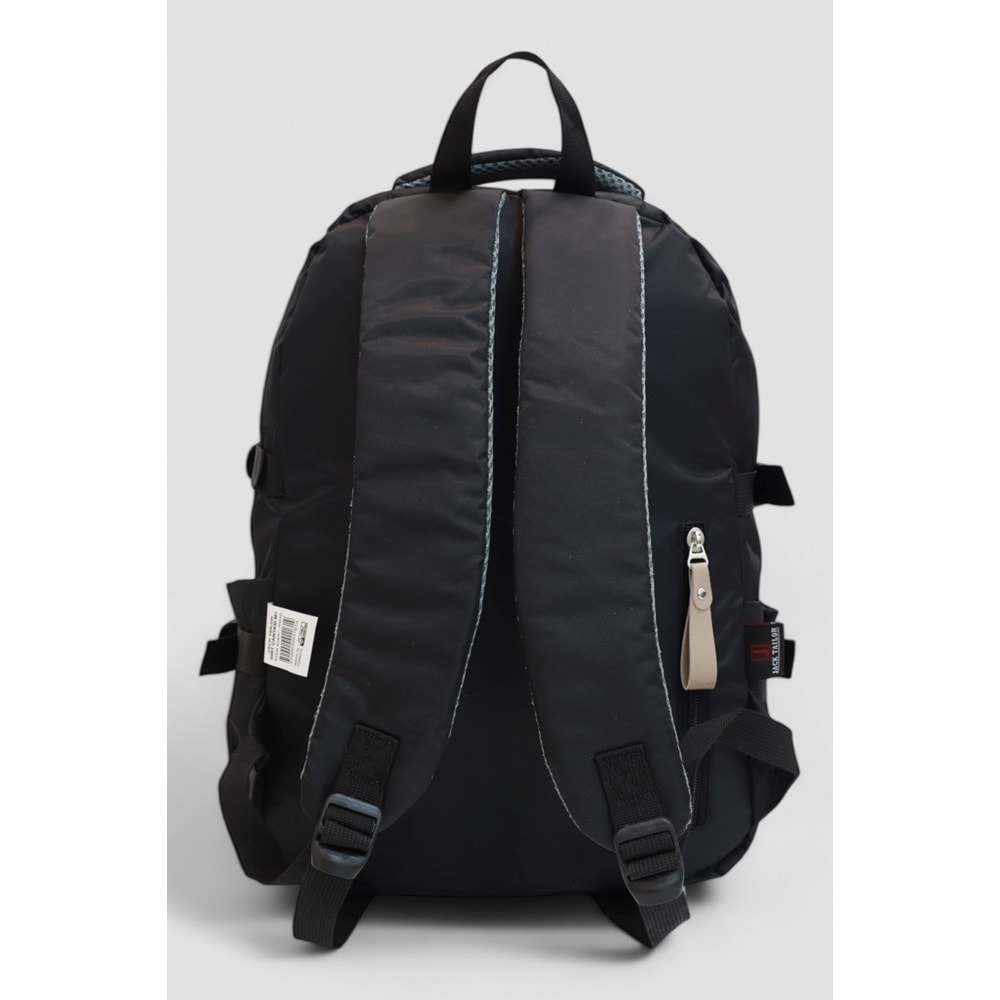 Jack Taılor 2111-60010 Unisex Anatomik Sırt Destekli Günlük ve Okul Sırt Çantası - NKT02111-siyah-TEKEBAT