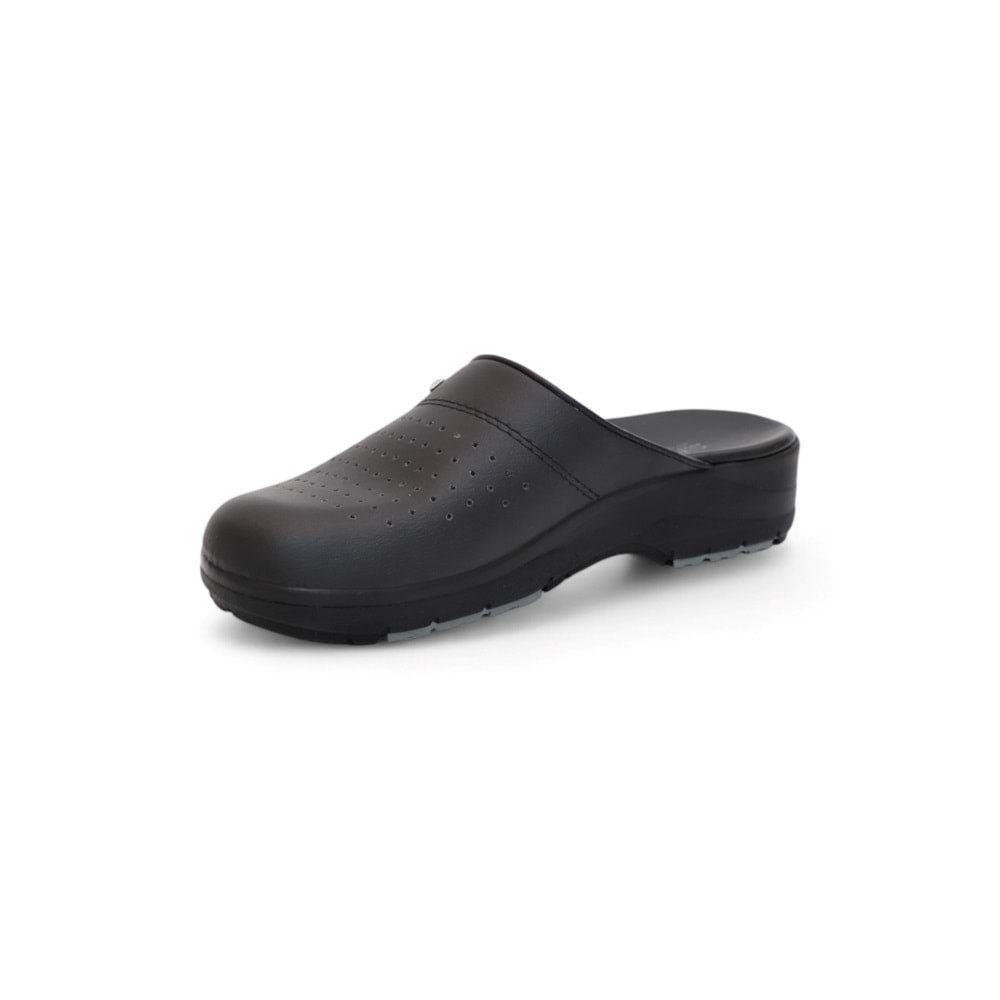 2115-9926 Anatomik Tabanlı Mikrofiber Çok Amaçlı Doktor Hemşire Hastane Aşçı İş Terliği Sabo Terlik - NKT02115-siyah-39
