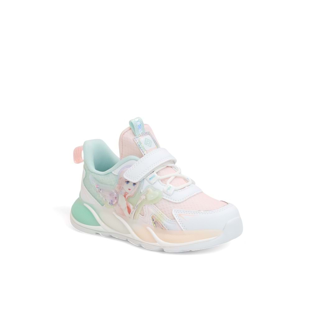 Kidessa 2126-1944 Anatomik Tabanlı Ultra Hafif Kız Çocuk Günlük Işıklı Spor Ayakkabı - NKT02126-su-yeşili-28