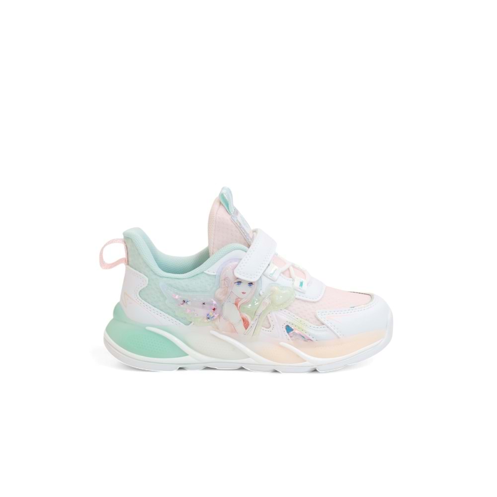 Kidessa 2126-1944 Anatomik Tabanlı Ultra Hafif Kız Çocuk Günlük Işıklı Spor Ayakkabı - NKT02126-su-yeşili-28