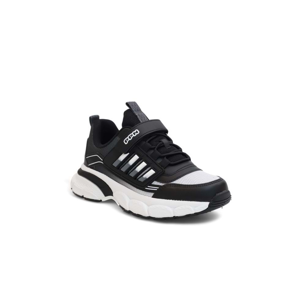 Kidessa 2135-1897 Pepino Anatomik Tabanlı Ultra Hafif Unisex Çocuk Sneakers Ayakkabı - NKT02135-siyah-gri-31