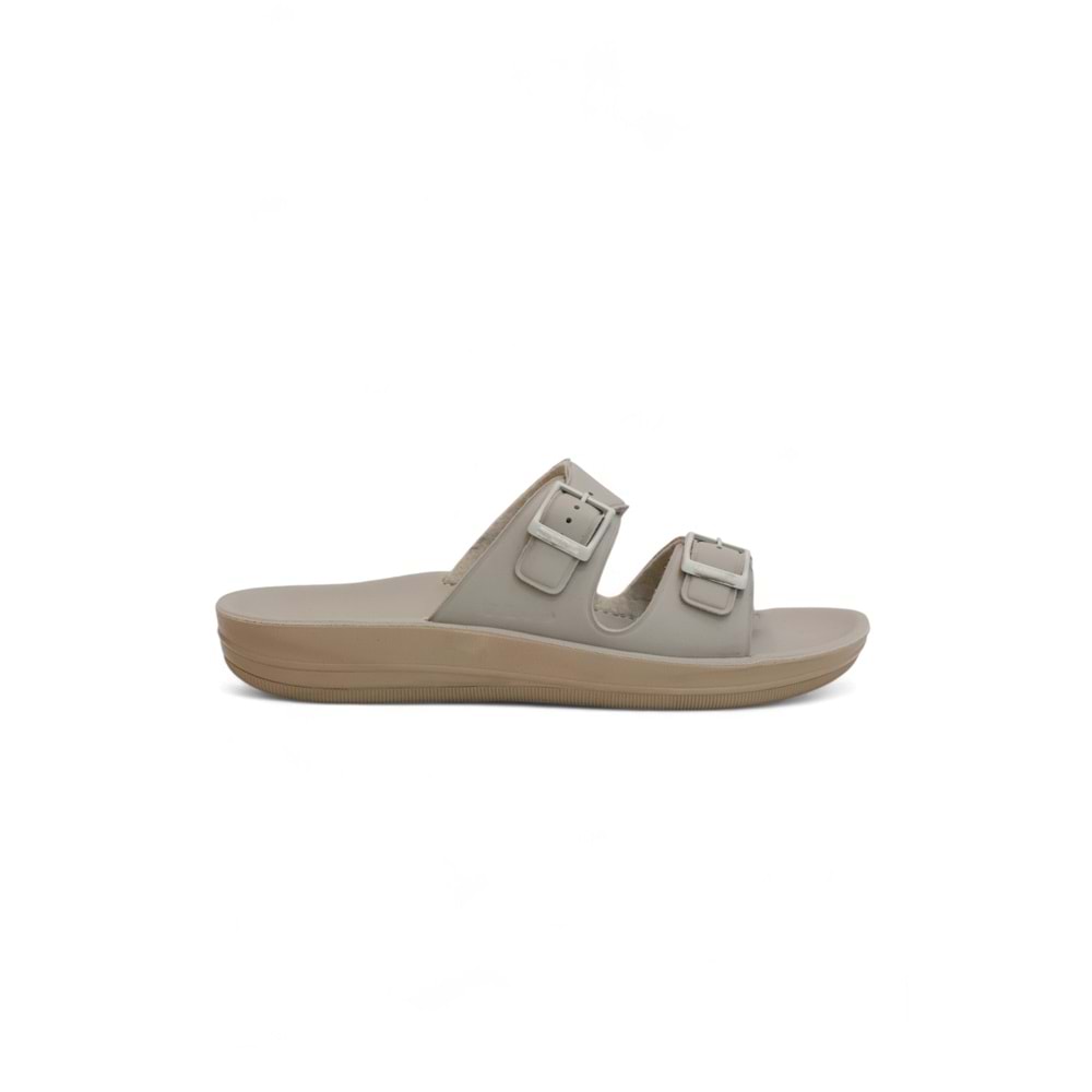 2142-9890 Tam Anatomik Unisex Hac ve Umre İçin Dikişsiz Terlik - NKT02142-BEJ-38