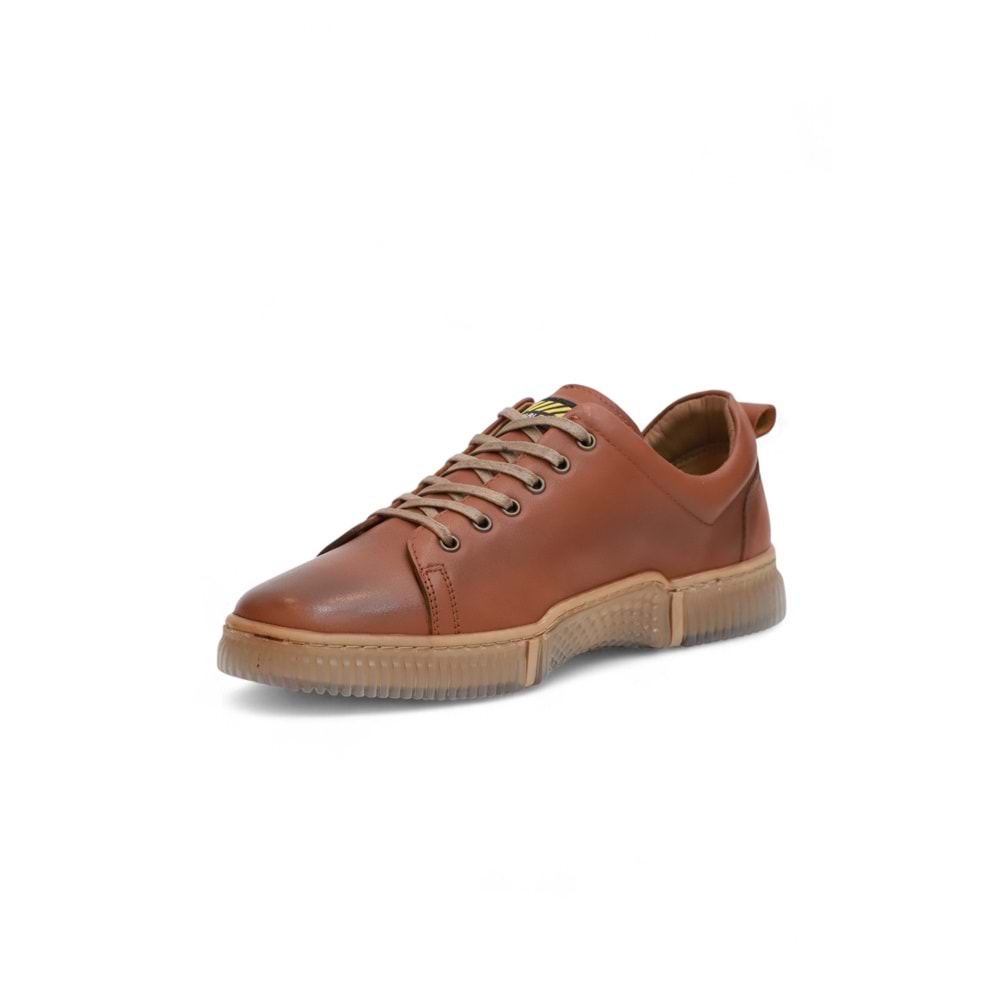 2180-LuısFıgo Hakiki Deri Üst Kalite Anatomik Tabanlı Erkek Günlük Sneakers Ayakkabı - NKT02180-TABA-40