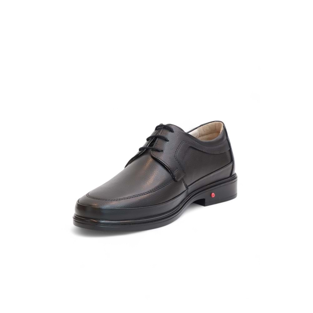 2183-LuısFıgo Hakiki Deri Üst Kalite Ultra Hafif Anatomik Tabanlı Erkek Günlük Klasik Ayakkabı - NKT02183-siyah-40