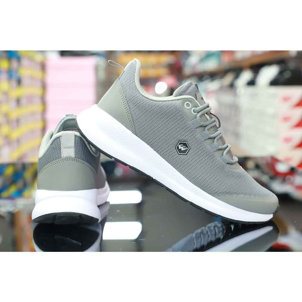 2192-Wıckers Anatomik Tabanlı Ultra Hafif Erkek Yürüyüş & Koşu Ayakkabısı - NKT02192-gri-40