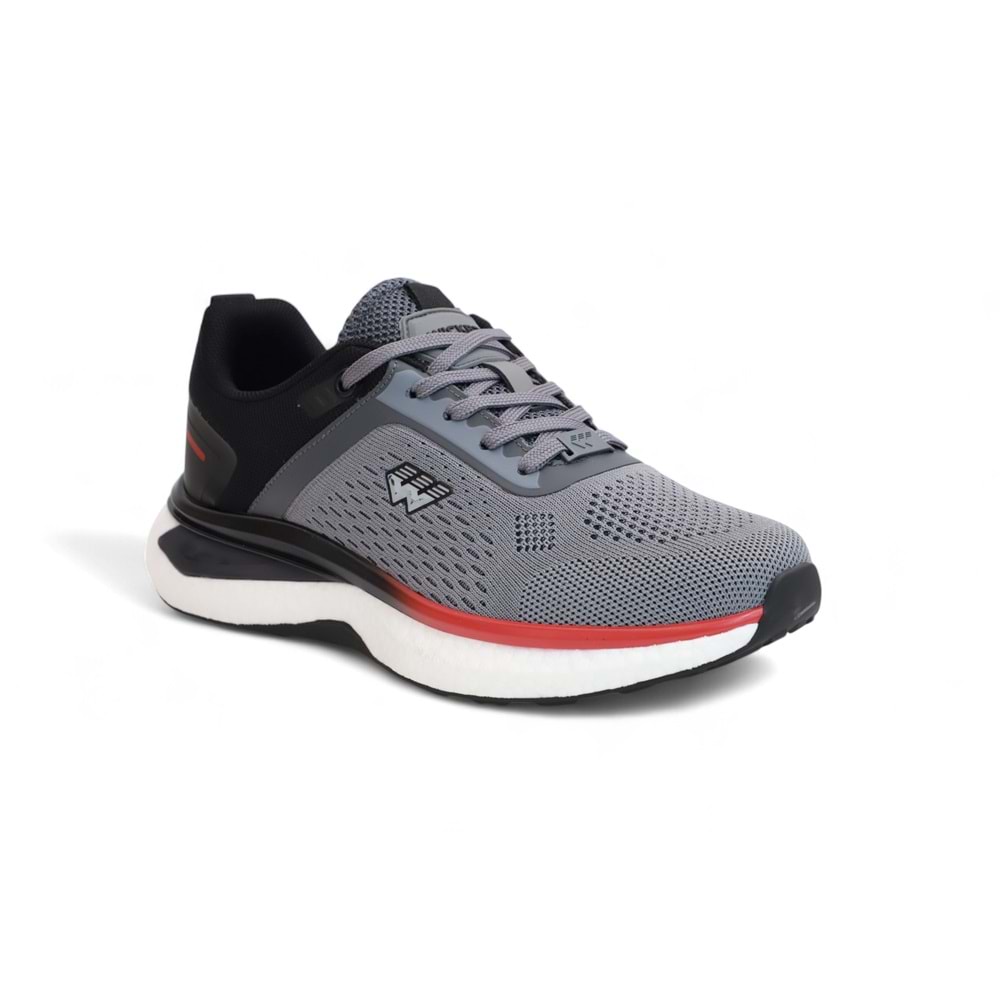 2193-Wıckers Anatomik Tabanlı Ultra Hafif Erkek Yürüyüş & Koşu Ayakkabısı - NKT02193-Füme-40