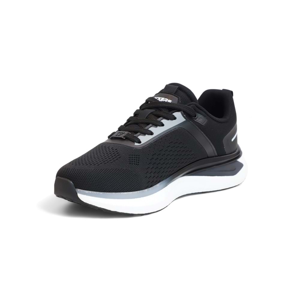 2193-Wıckers Anatomik Tabanlı Ultra Hafif Erkek Yürüyüş & Koşu Ayakkabısı - NKT02193-siyah-beyaz-40