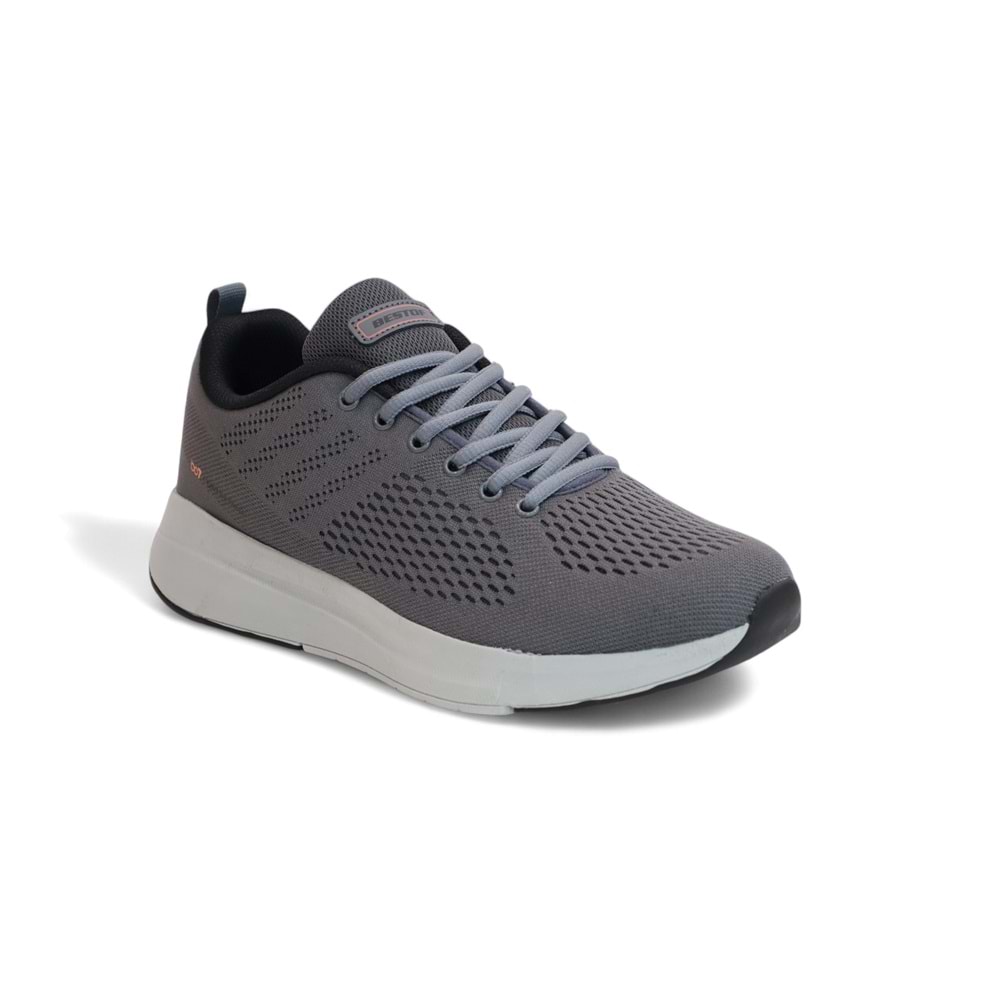 2194-Bestof Anatomik Tabanlı Ultra Hafif Erkek Yürüyüş & Koşu Ayakkabısı - NKT02194-Füme-42