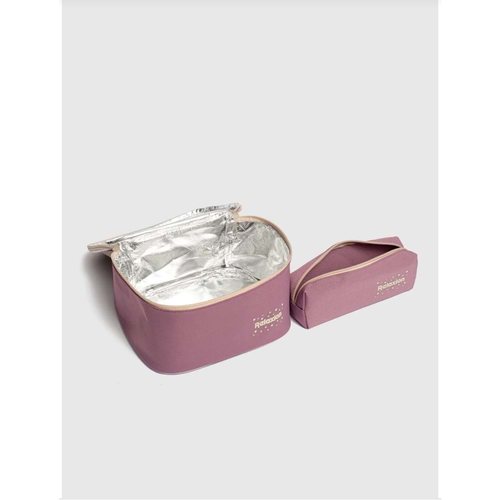 Relaxion 1396 Kore Tarzı Unisex Çocuk Üçlü Set İlkokul Sırt Çantası - NKT02206-PEMBE-TEKEBAT