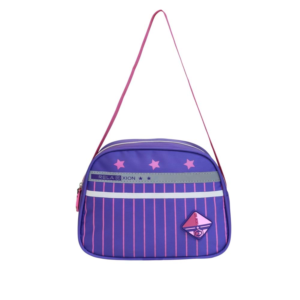 Relaxion 1320 Yeni Sezon Kız Çocuk İlkokul Çantası İkili Takım - NKT02212-Mor-Pembe-TEKEBAT