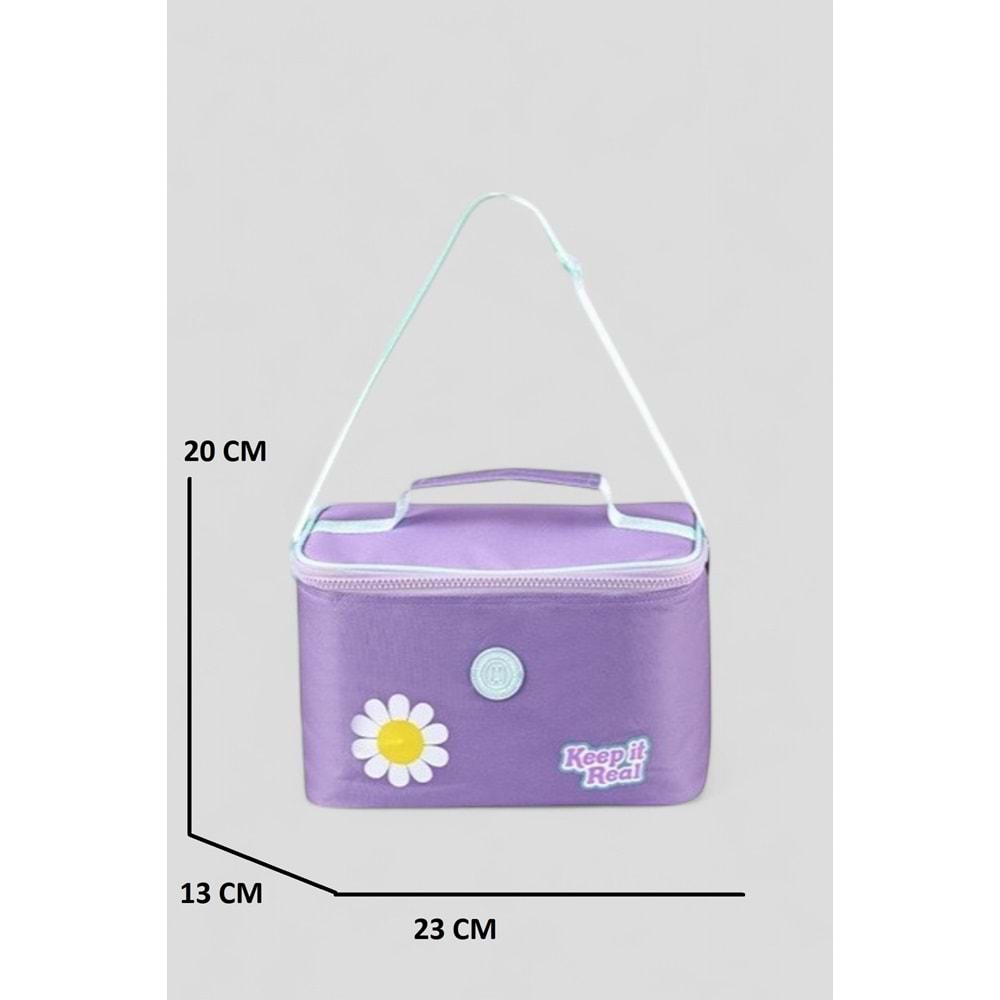 Muggle 2214 İthal Ürün Üst Kalite Unisex Çocuk Üçlü Set İlkokul Sırt Çantası - NKT02214-MOR-TEKEBAT