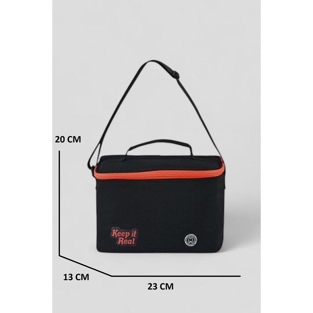 Muggle 2214 İthal Ürün Üst Kalite Unisex Çocuk Üçlü Set İlkokul Sırt Çantası - NKT02214-siyah-TEKEBAT