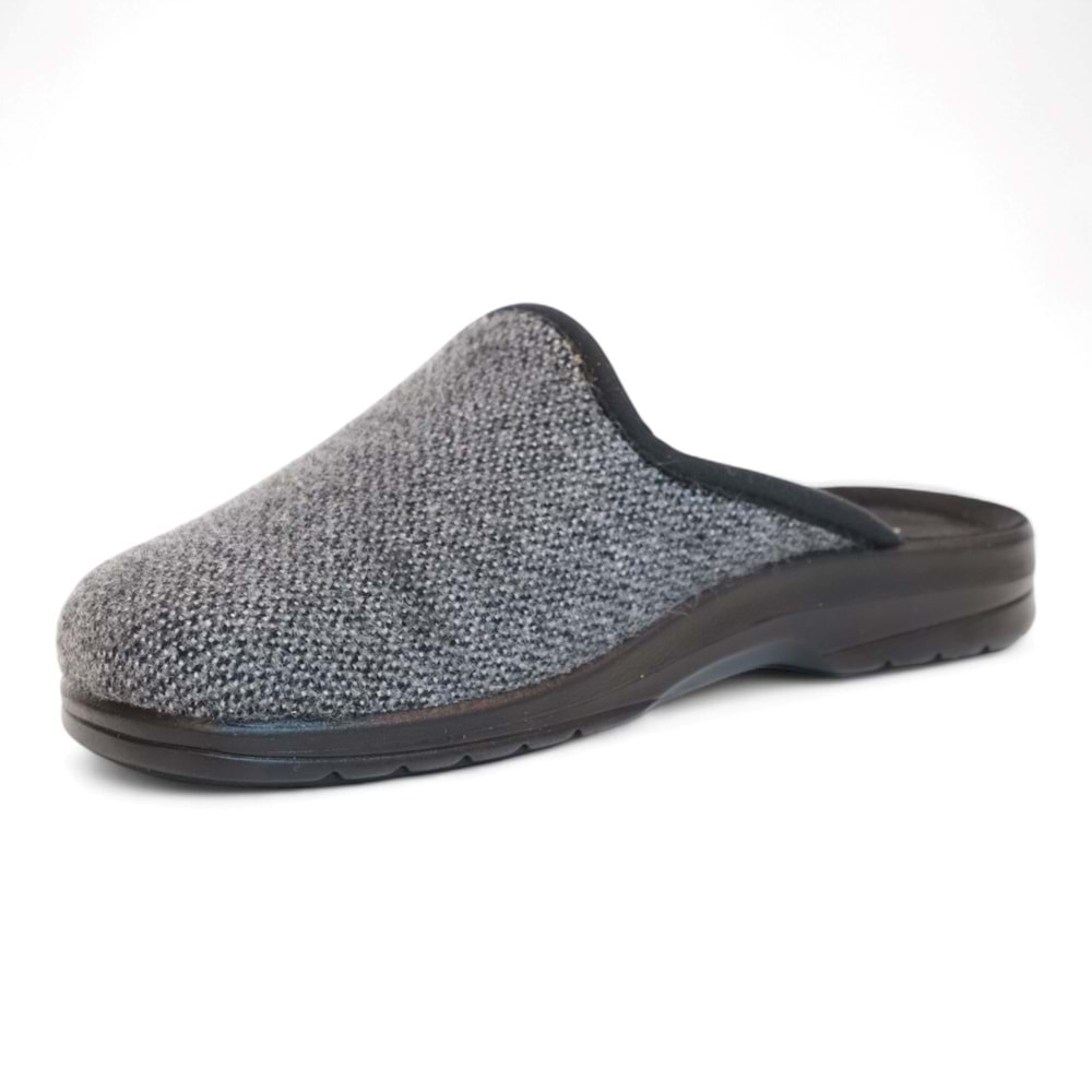 2220-9955-Ceyo Tam Anatomik Erkek Ev,Ofis Terliği - NKT02220-Füme-42