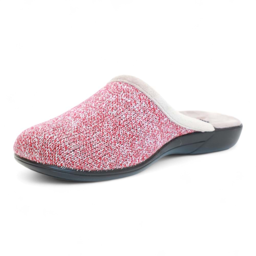 2221-9866-55-Ceyo Tam Anatomik Kadın Ev,Ofis Terliği - NKT02221-BORDO-40