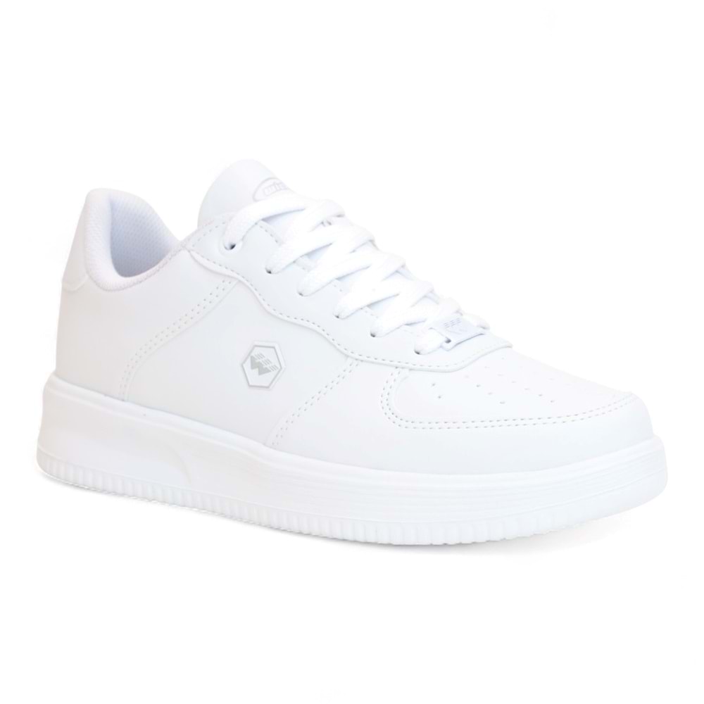 2228-Wickers Air Force Modeli Anatomik Tabanlı Üst Kalite Unisex Sneakers Ayakkabı - NKT02228-BEYAZ-36