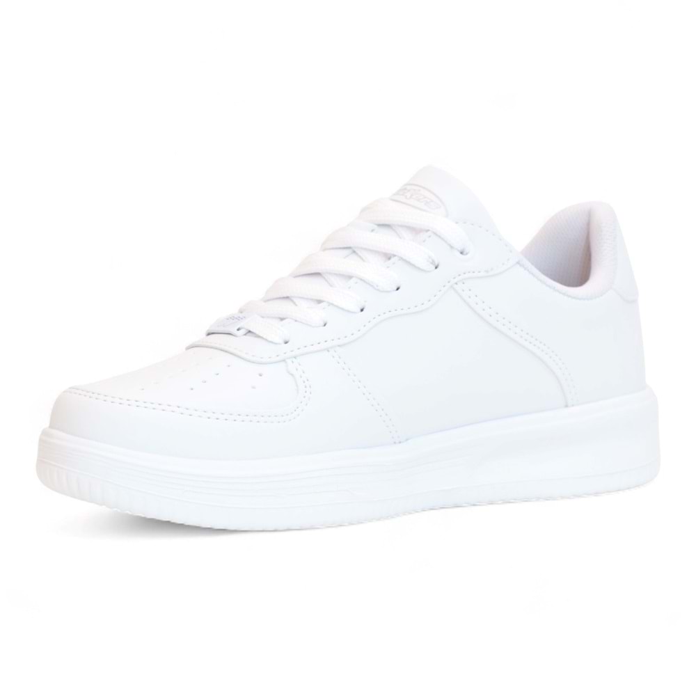 2228-Wickers Air Force Modeli Anatomik Tabanlı Üst Kalite Unisex Sneakers Ayakkabı - NKT02228-BEYAZ-42