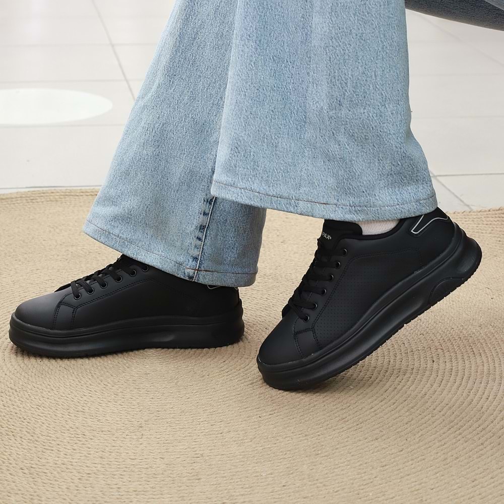 2230-Conpax Mcqueen Modeli Anatomik Tabanlı Üst Kalite Unisex Sneakers Ayakkabı - NKT02230-siyah-37