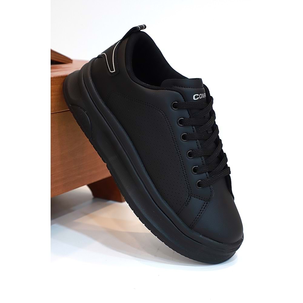 2230-Conpax Mcqueen Modeli Anatomik Tabanlı Üst Kalite Unisex Sneakers Ayakkabı - NKT02230-siyah-37