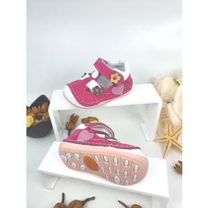 Rüzgar Bebe Hakiki Deri Çocuk Ayakkabısı - RÜZGAR BEBE - FUJYA - 19 - NKT00050-FUJYA-19