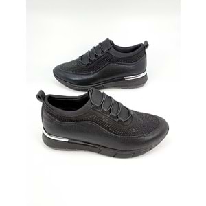 kadir ekici bayan günlük sneakers ayakkabı - siyah - 37