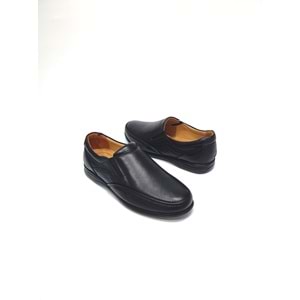 dacfy erkek deri ayakkabı - siyah - 40