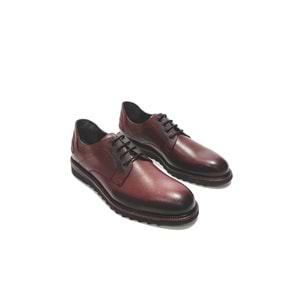 winssto erkek deri günlük ayakkabı - BORDO - 43