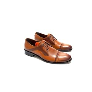 winssto hakiki deri erkek klasik ayakkabı - TABA - 41