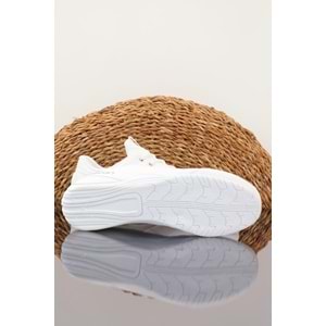 Lescon Smash Anatomik Sneakers Ayakkabı - NKT00941-Full Beyaz-40
