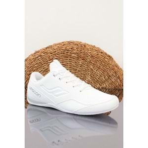 Lescon Smash Anatomik Sneakers Ayakkabı - NKT00941-Full Beyaz-40