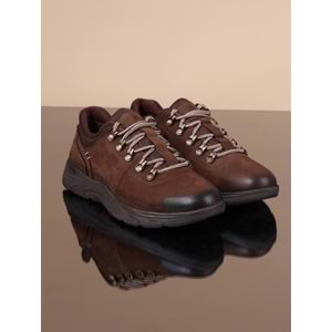 Konfores 1068 Hakiki Deri Anatomik Outdoor Ayakkabı - NKT01068-kahverengi-40