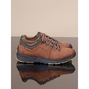 Konfores 1068 Hakiki Deri Anatomik Outdoor Ayakkabı - NKT01068-TABA-42