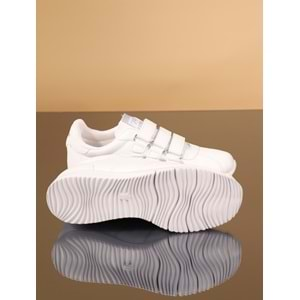 Konfores 1073-26835 Anatomik Sneakers Bantlı Ayakkabı - NKT01073-BEYAZ-36