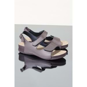 Konfores 1106-Olıva Tam Anatomik Bayan Sandalet - NKT01106-BAKIR-38