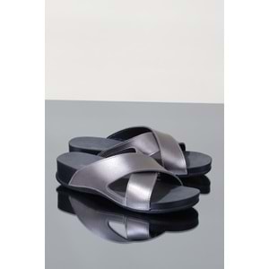 Konfores 1109-Olıva Tam Anatomik Bayan Terlik - NKT01109-platin-37