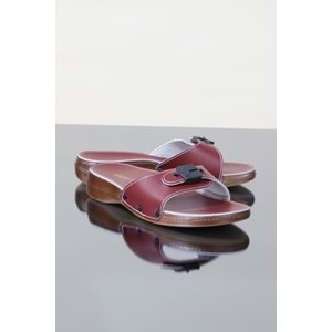 Konfores 1116-6500 Tam Anatomik Bayan Terlik - NKT01116-BORDO-38