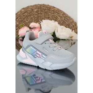 Kidessa 1156-26983 Anatomik Unisex Çocuk Spor Ayakkabı - NKT01156-buz gri-26