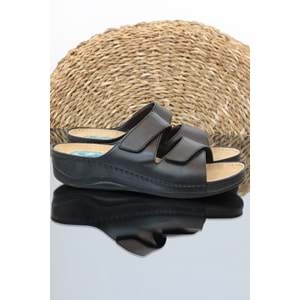 Konfores 1171-9946 Tam Anatomik Bayan Terlik - NKT01171-siyah-39