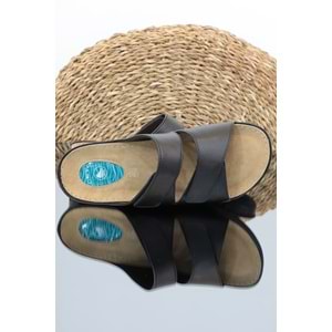 Konfores 1171-9946 Tam Anatomik Bayan Terlik - NKT01171-siyah-39