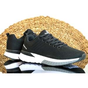 Konfores 1208 Anatomik Taban Unisex Sneakers Ayakkabı - NKT01208-siyah beyaz-36