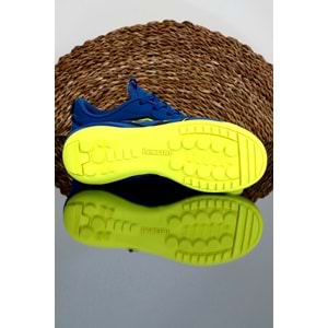 Kidessa 1211 Bağcıklı Çocuk Futbol Ayakkabısı - NKT01211-sax mavi-30