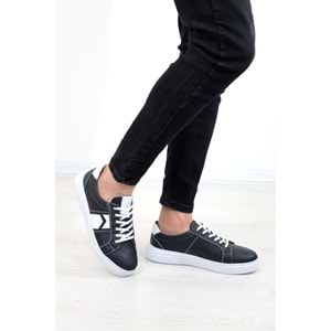 Konfores 1278 Hakiki Deri Anatomik Günlük Sneakers Erkek Ayakkabı - NKT01278-lacivert-40