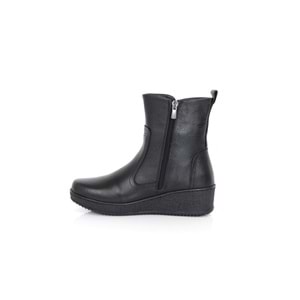 Konfores 1327 Hakiki Deri Anatomik Tabanlı Bayan Bot - NKT01327-siyah-41