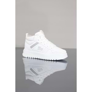 Konfores 1345-27428 Anatomik Taban Unisex Sneakers Ayakkabı - NKT01345-BEYAZ-36