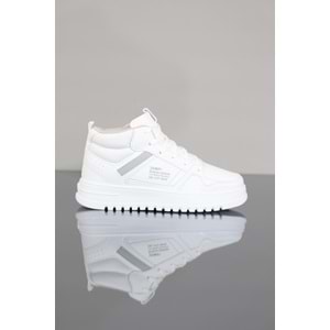 Konfores 1345-27428 Anatomik Taban Unisex Sneakers Ayakkabı - NKT01345-BEYAZ-36