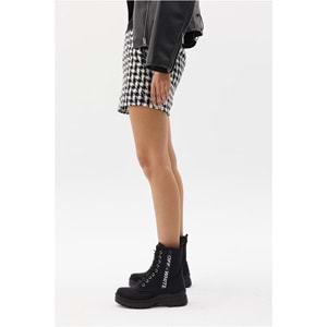 Konfores 1375 Kauçuk Tabanlı Bayan Spor Postal Bot - NKT01375-siyah-36